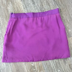 Vintage Greta Silk Skirt Purple Size XS X-Small
